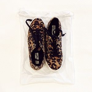 Steve Madden Leopard Print Platform Sneakers